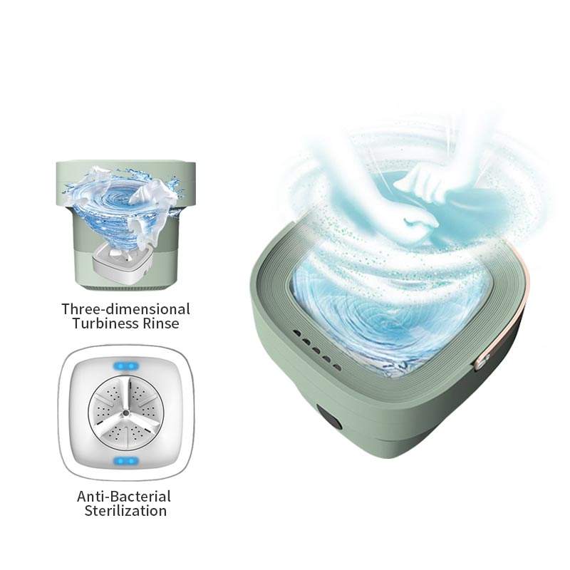 Portable Folding Washing Machine – 16L Mini Washer With 3 Modes