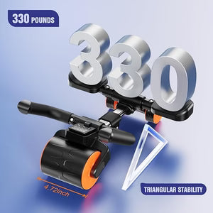 Abdomen Wheel with Mobile Holder 30 Days Replacement Warranty