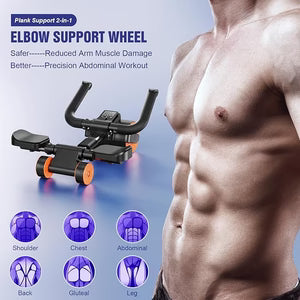 Abdomen Wheel with Mobile Holder 30 Days Replacement Warranty