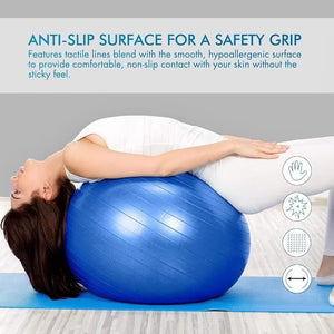 LORDEX - Gym Ball for Fitness 30 Days Replacement Warranty