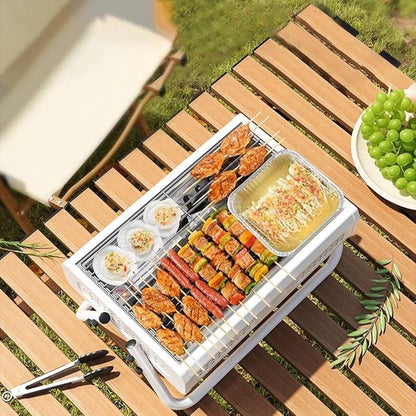 Portable Folding Barbecue Grill 30 Days Replacement Warranty