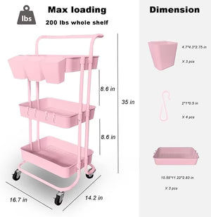 Rolling Cart © 30 Days Replacement Warranty