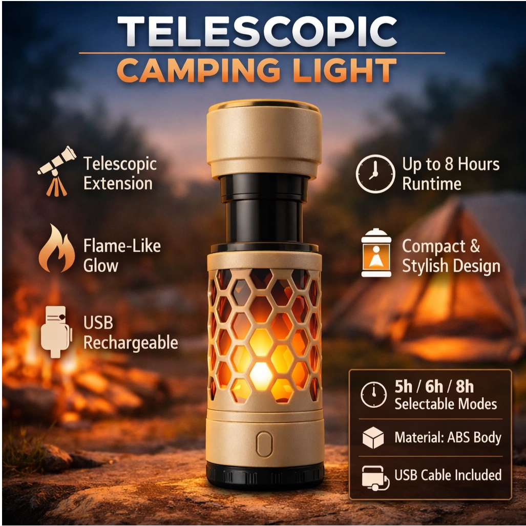 Telescopic Camping Light